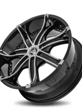 Diablo DNA Wheel 22x8.5 Blank 18 73.1 Gloss Black                                     - DNA-228BLNK1873B - Image 4